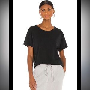 Amour Vert Ribbed Tie-Back Short Sleeve Tee from Revolve XS excellent condition